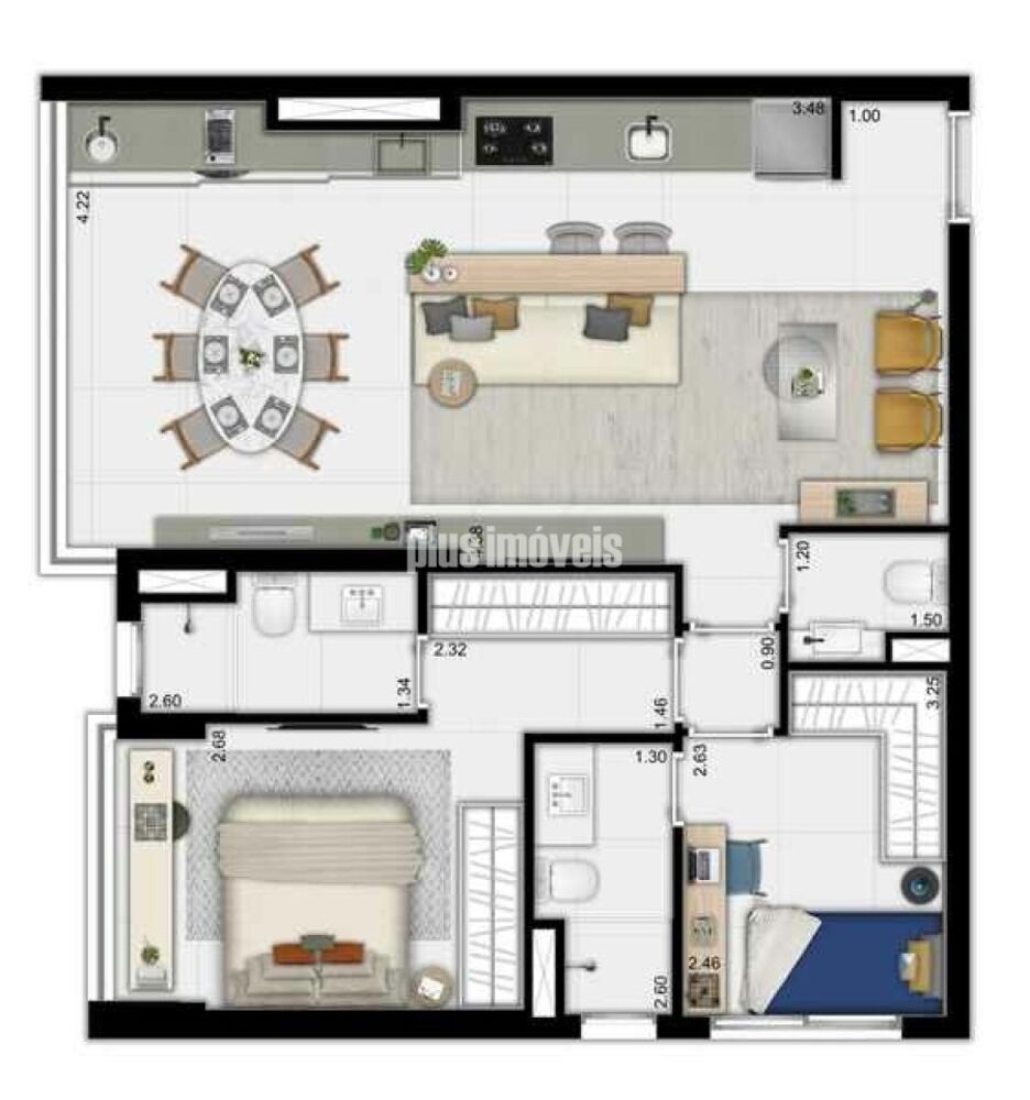 Apartamento, 2 quartos, 76 m² - Foto 13