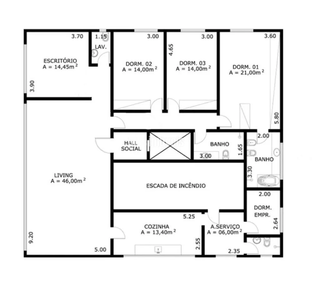 Apartamento, 3 quartos, 189 m² - Foto 19