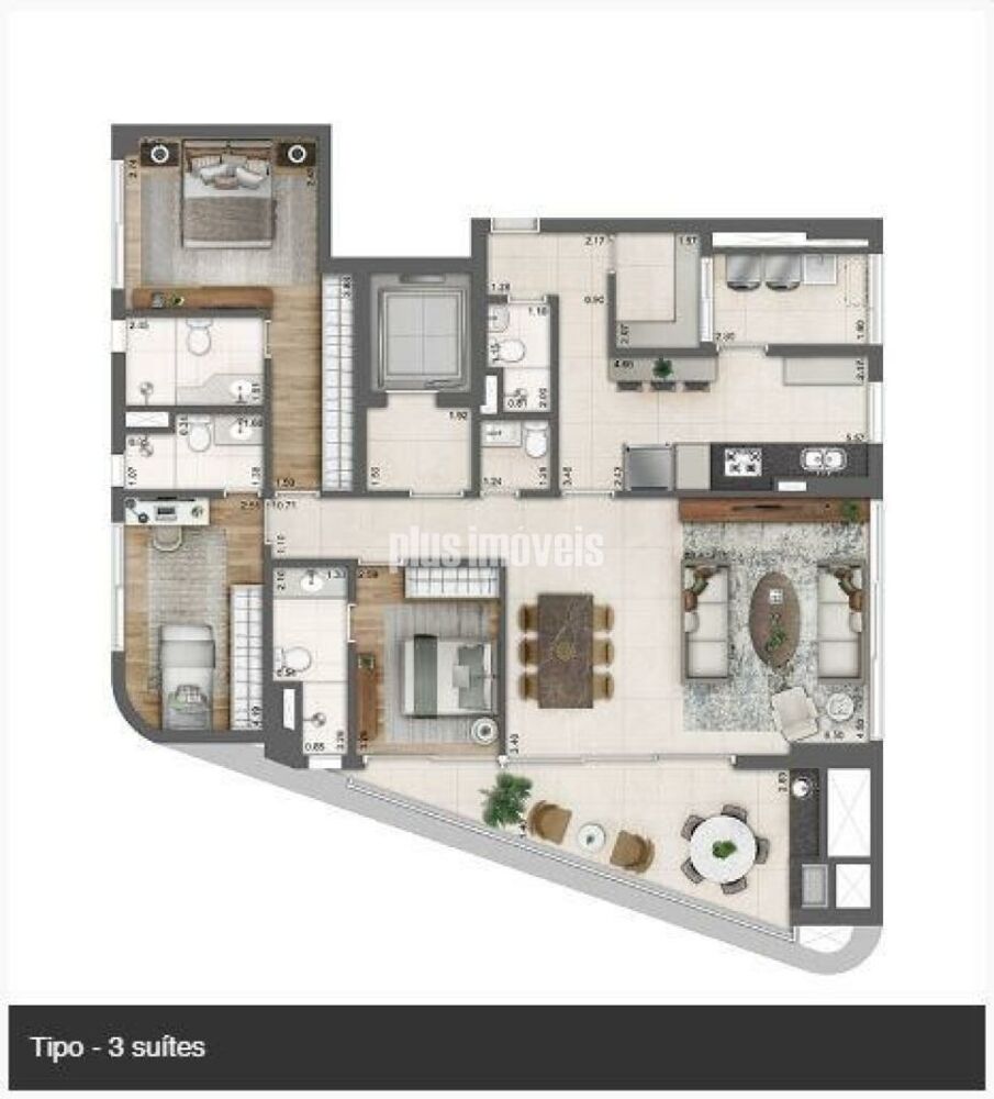 Apartamento, 3 quartos, 154 m² - Foto 11