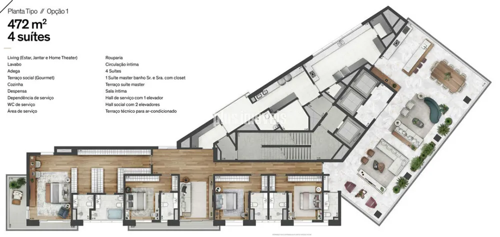 Apartamento, 4 quartos, 472 m² - Foto 14