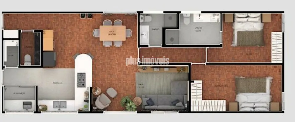 Apartamento, 2 quartos, 108 m² - Foto 3