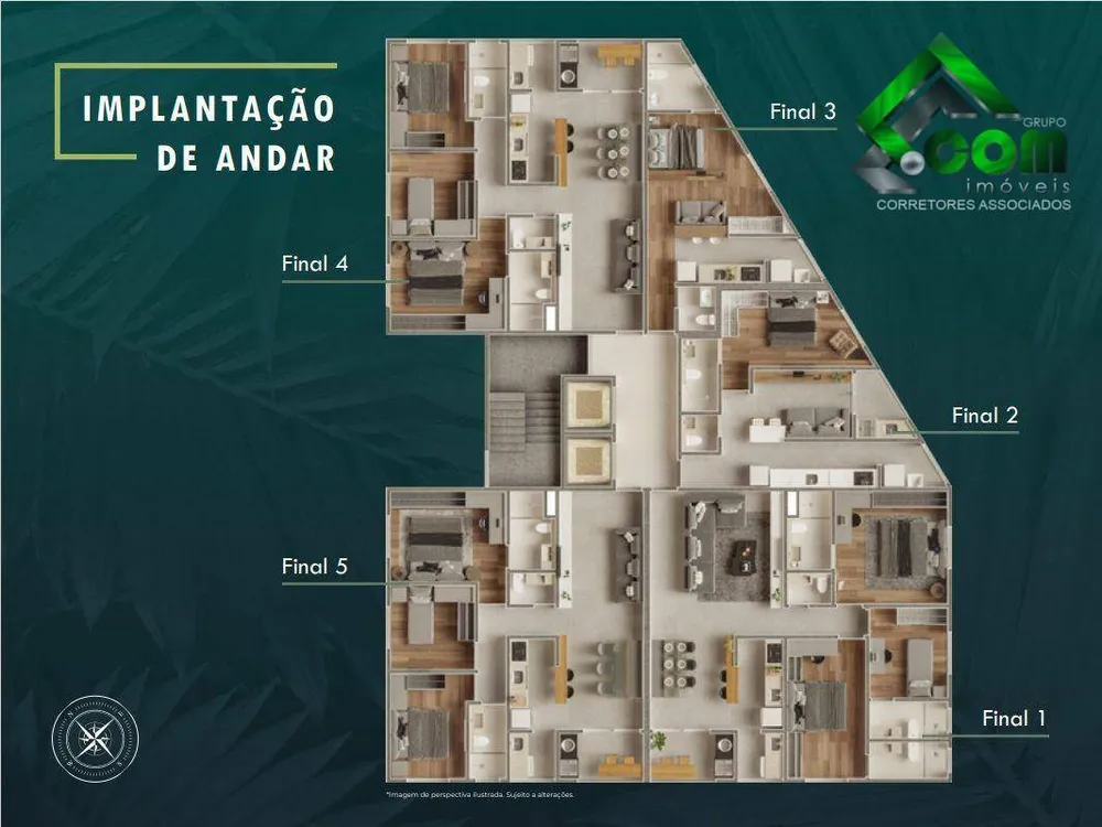 Apartamento, 1 quarto, 46 m² - Foto 3