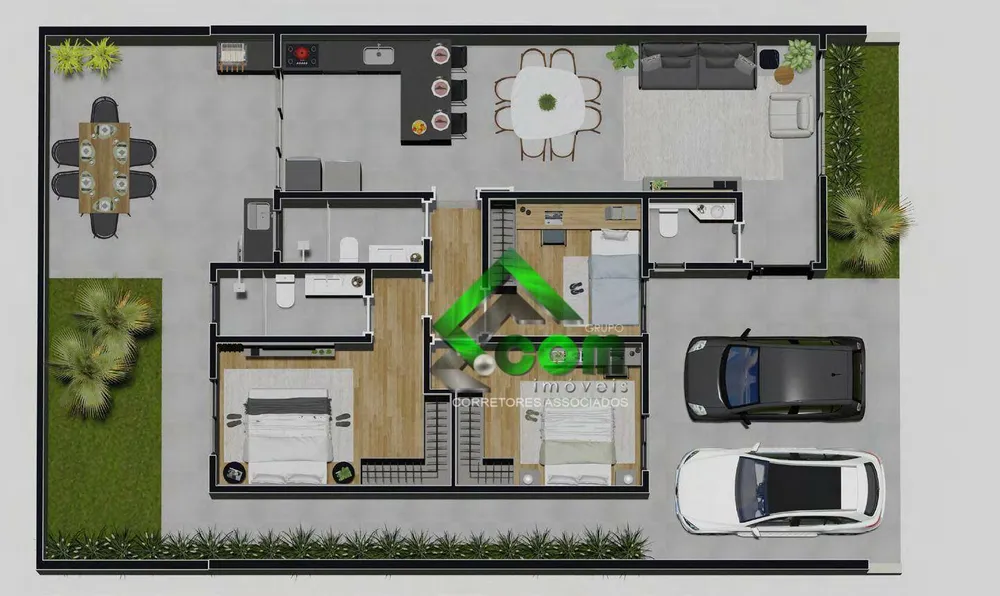 Casa, 3 quartos, 96 m² - Foto 3