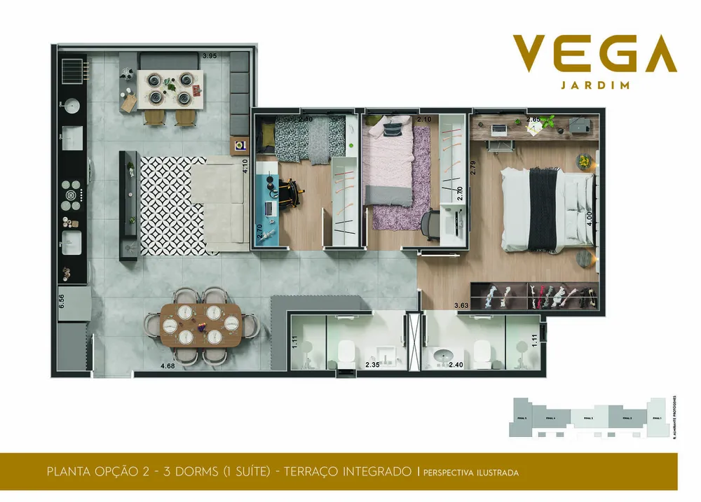 Apartamento, 3 quartos, 67 m² - Foto 12