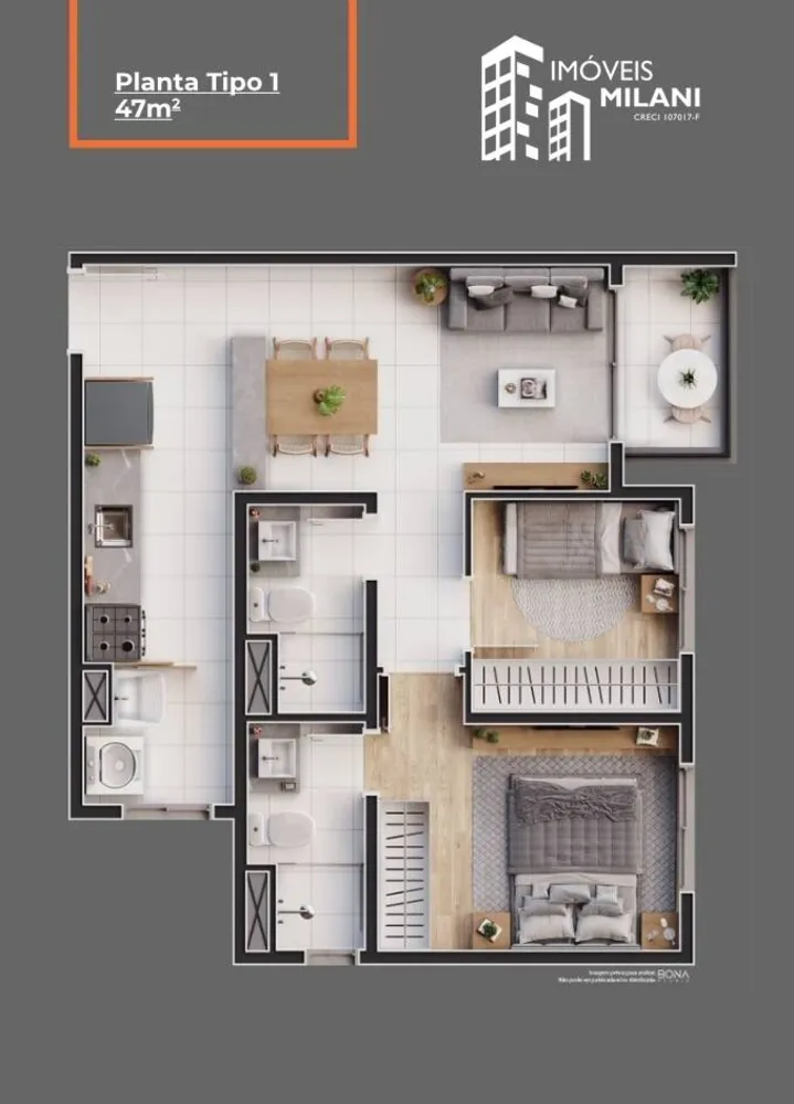 Apartamento, 47 m² - Foto 14