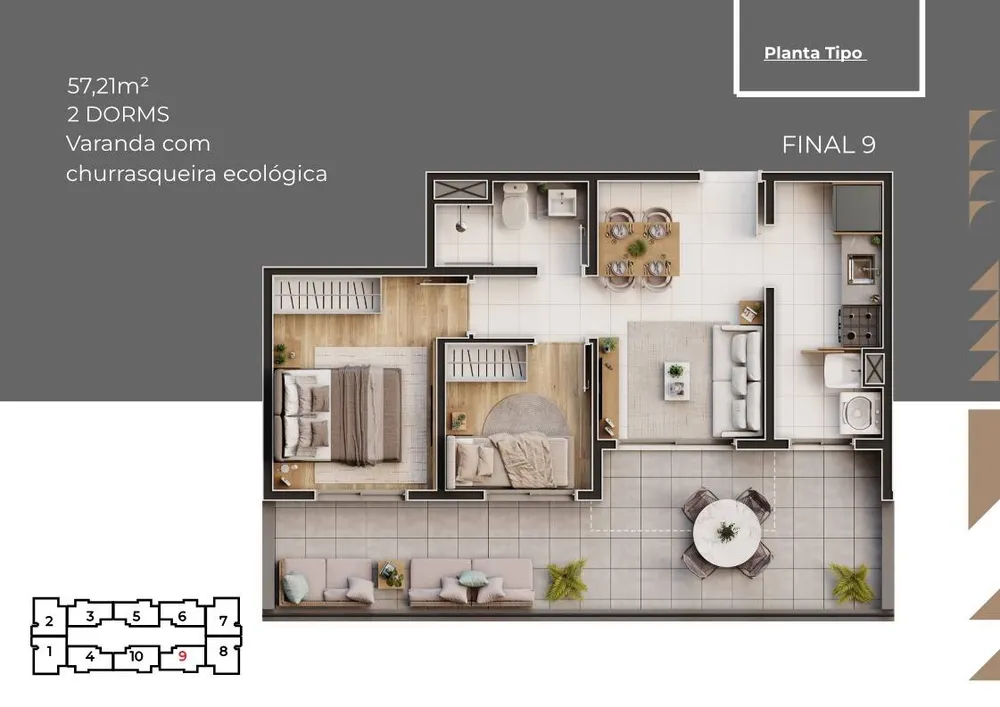 Apartamento, 47 m² - Foto 17