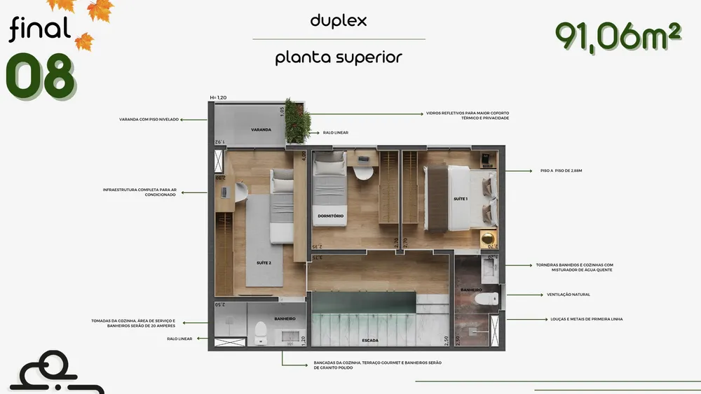 Apartamento, 3 quartos, 92 m² - Foto 22