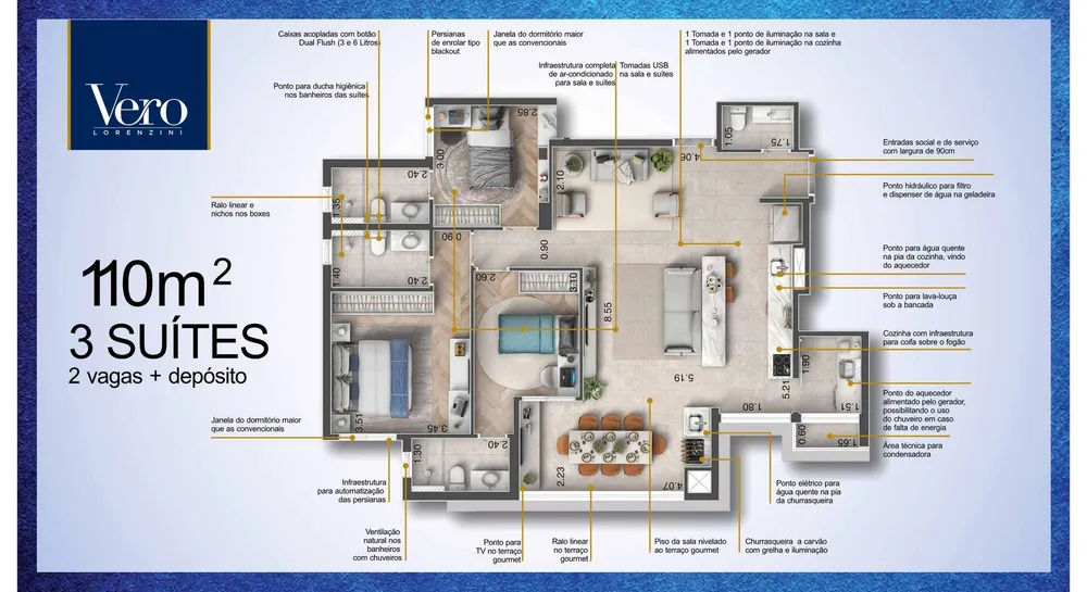 Apartamento, 3 quartos, 110 m² - Foto 15