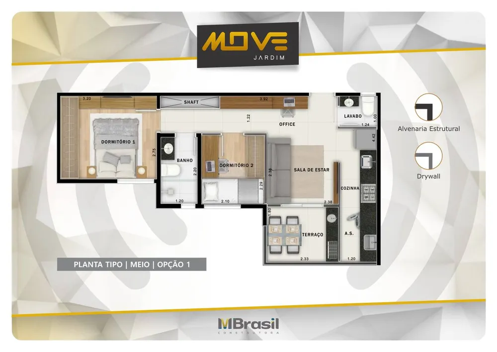 Apartamento, 2 quartos, 49 m² - Foto 11