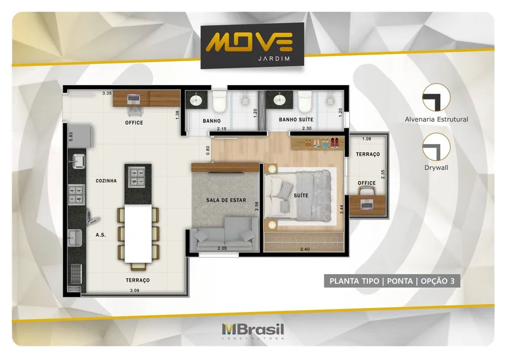 Apartamento, 2 quartos, 49 m² - Foto 10
