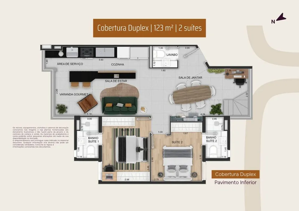 Apartamento, 2 quartos, 69 m² - Foto 12