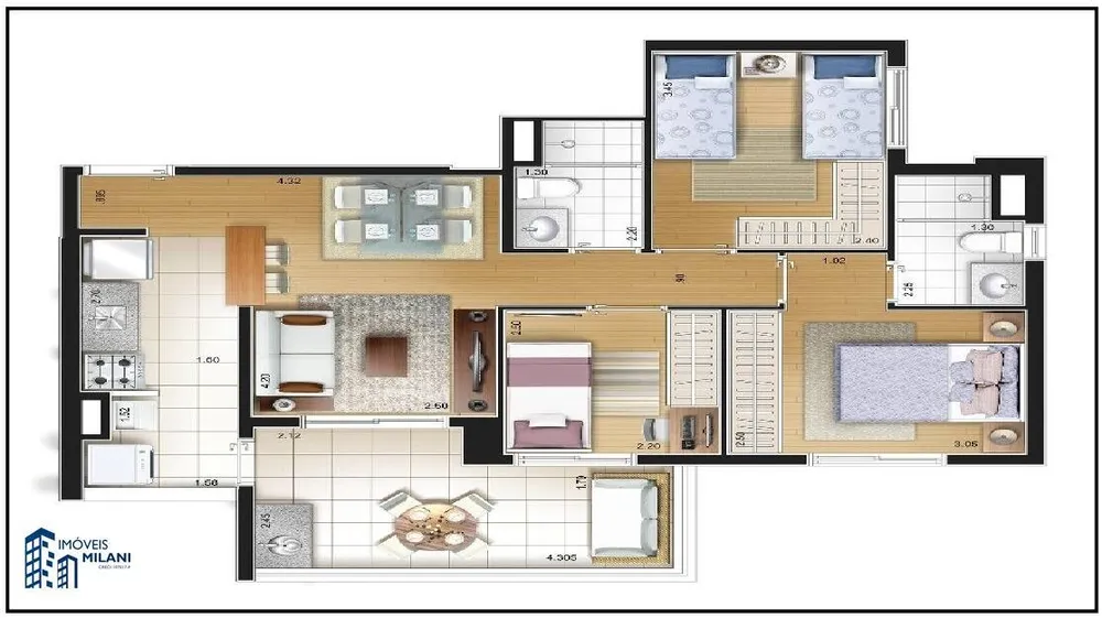 Apartamento, 2 quartos, 5670 m² - Foto 16