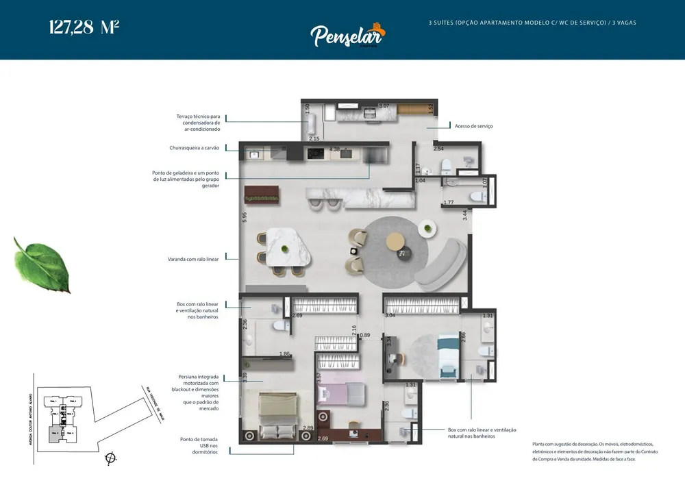 Apartamento, 3 quartos, 109 m² - Foto 12