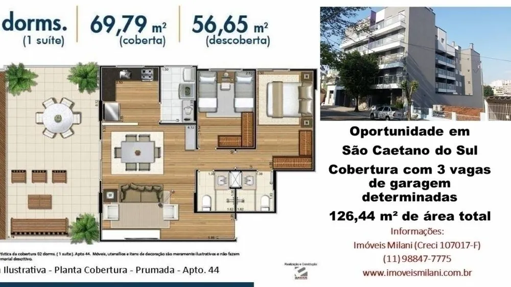 Cobertura, 2 quartos, 126 m² - Foto 16