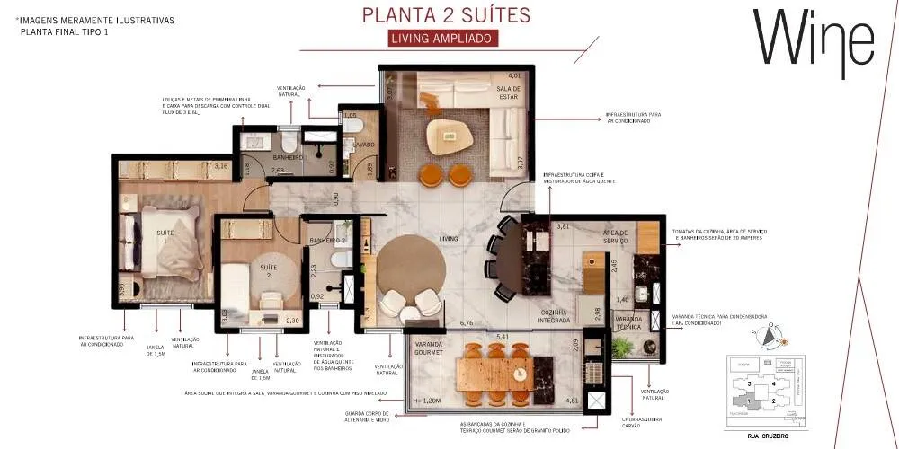 Apartamento, 3 quartos, 94 m² - Foto 28
