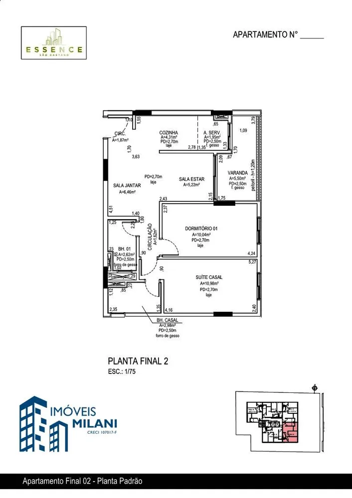Apartamento, 2 quartos, 67 m² - Foto 2