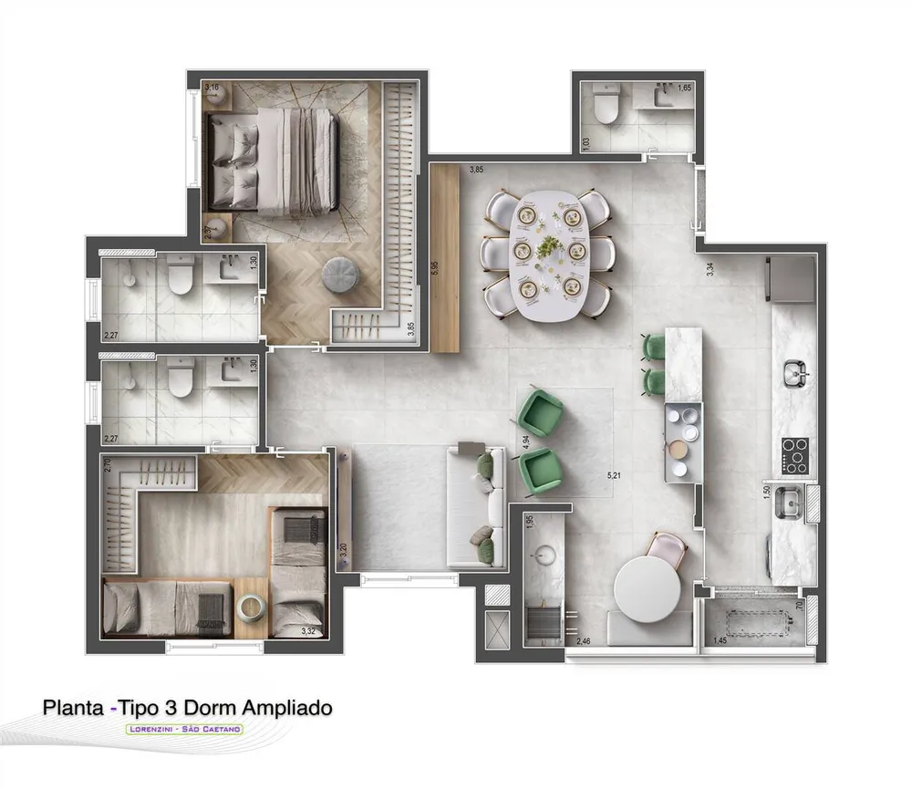 Apartamento, 3 quartos, 79 m² - Foto 16