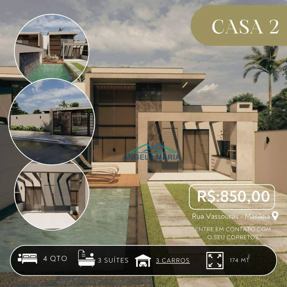 Casa, 4 quartos, 174 m² - Foto 1