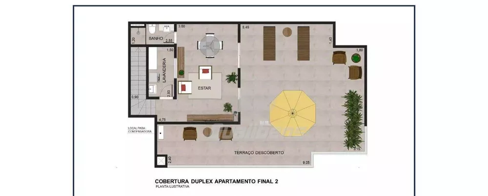 Cobertura à venda com 3 quartos, 220m² - Foto 4