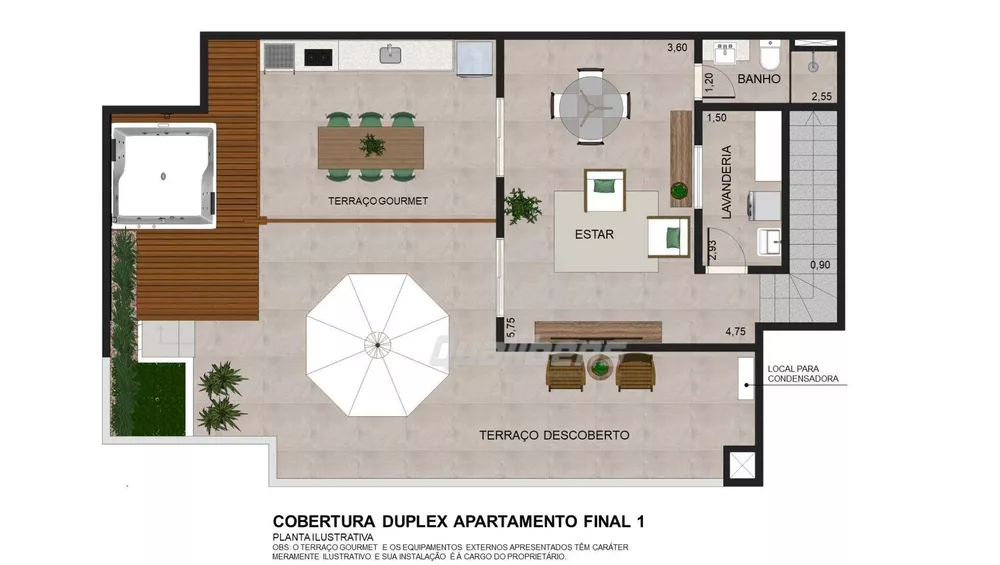 Cobertura à venda com 3 quartos, 166m² - Foto 3