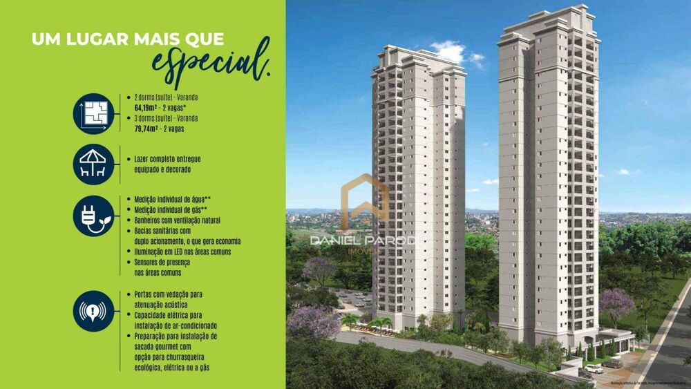 Apartamento à venda com 2 quartos, 64m² - Foto 1