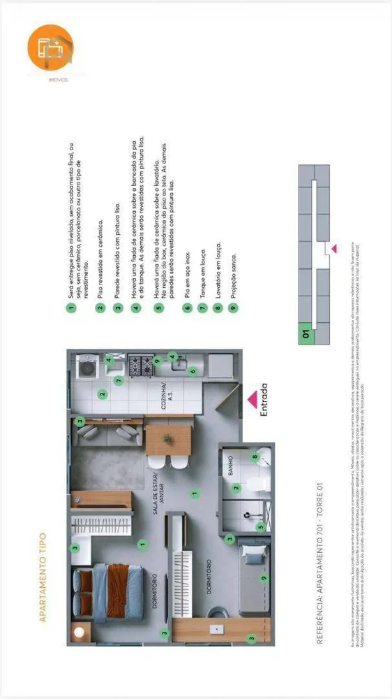 Apartamento, 2 quartos, 38 m² - Foto 14