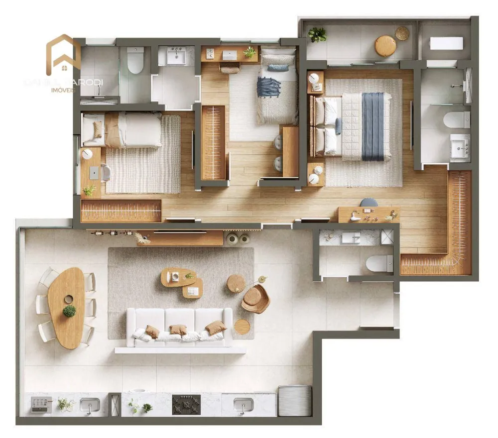 Apartamento, 2 quartos, 73 m² - Foto 8