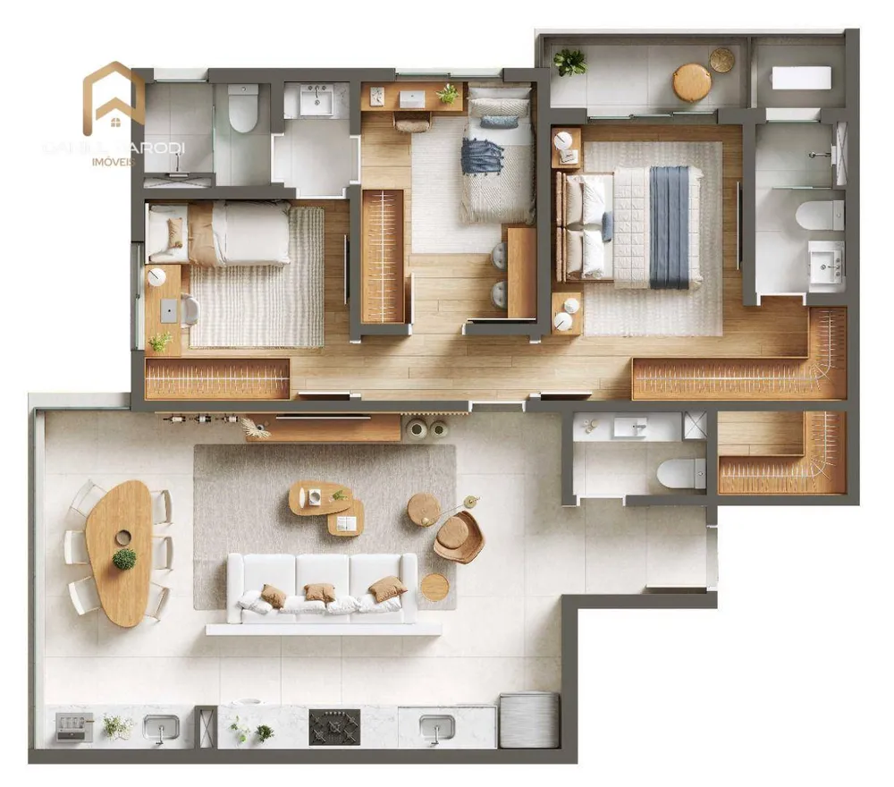 Apartamento, 2 quartos, 73 m² - Foto 9