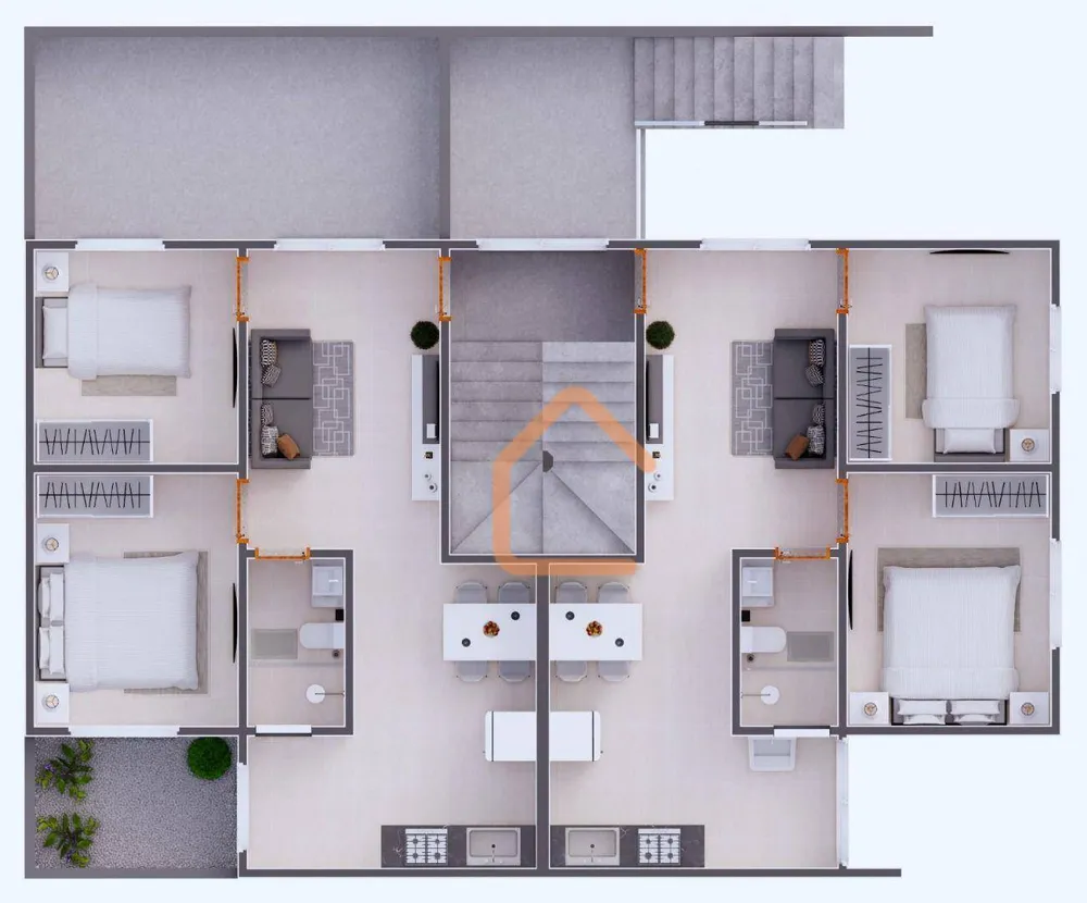 Apartamento, 2 quartos, 54 m² - Foto 3