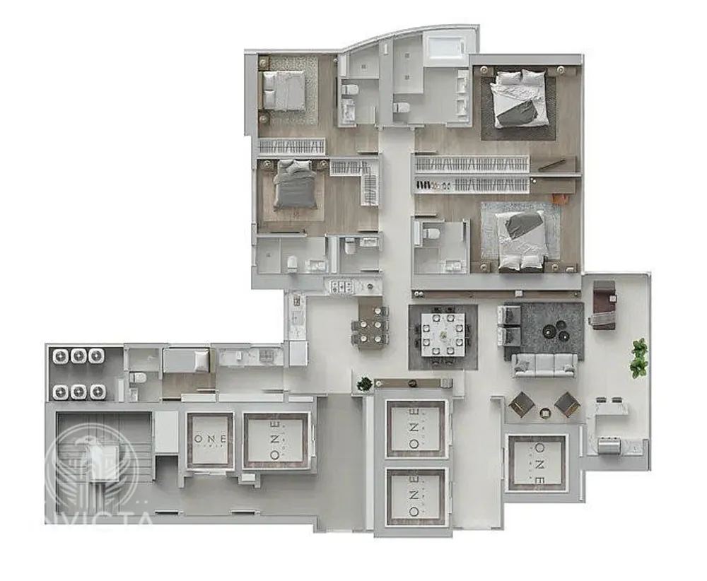 Apartamento, 4 quartos, 196 m² - Foto 12