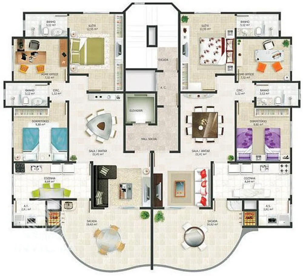 Apartamento, 3 quartos, 99 m² - Foto 7