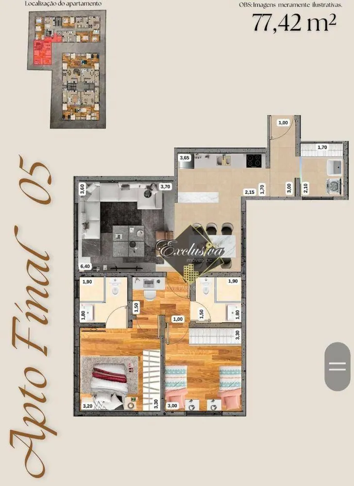 Apartamento, 1 quarto - Foto 5