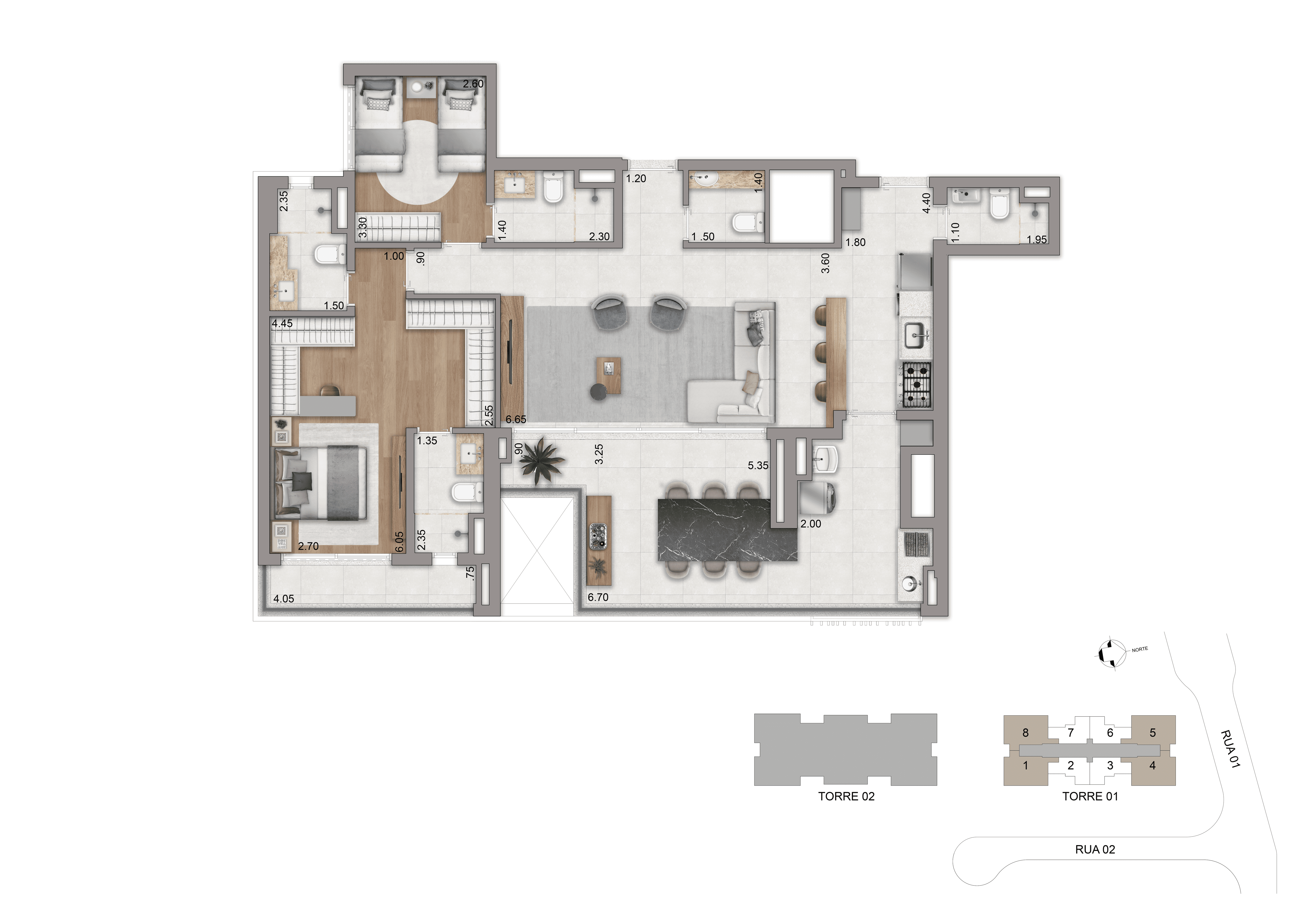 Apartamento, 3 quartos, 134 m² - Foto 16