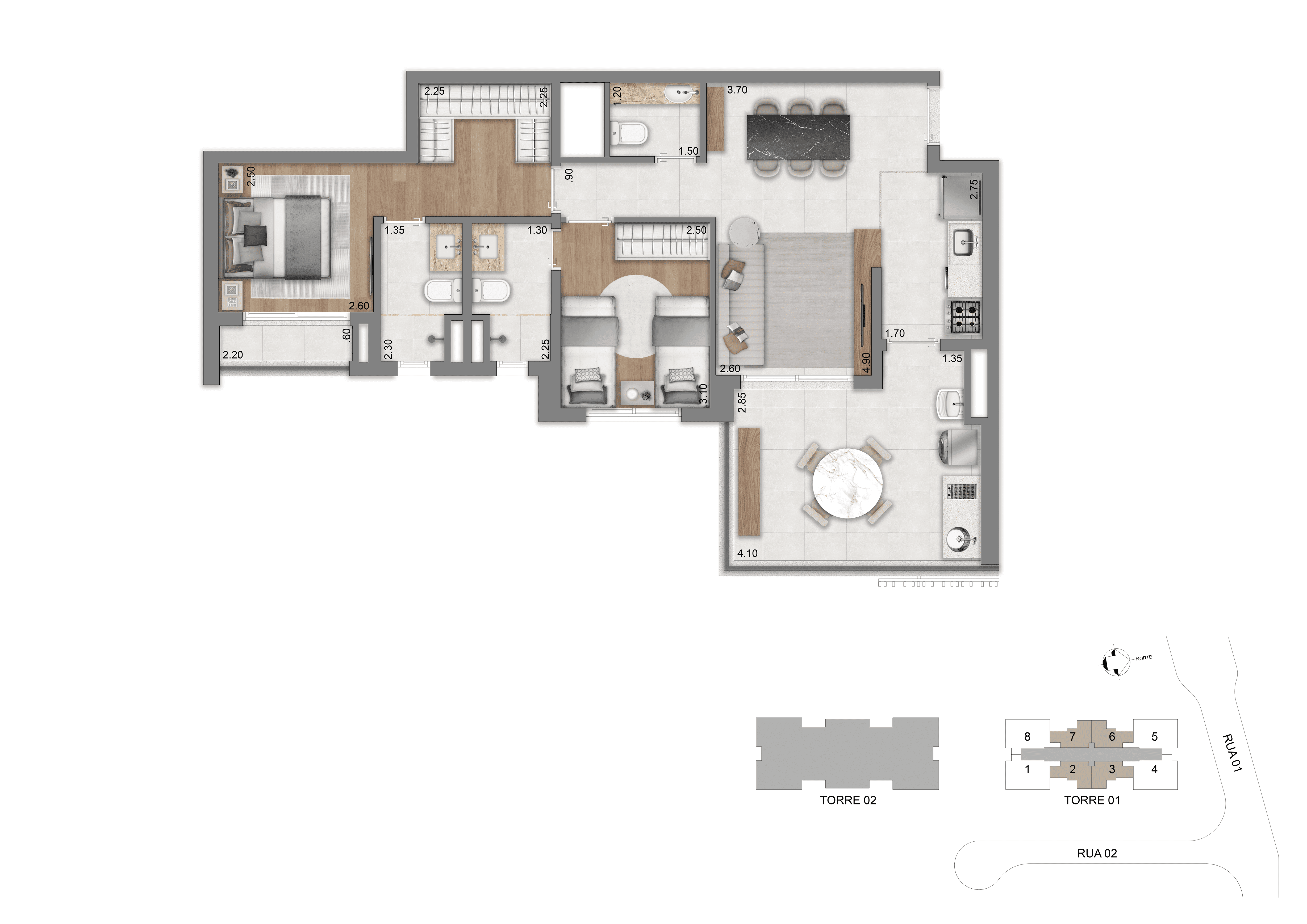 Apartamento, 3 quartos, 134 m² - Foto 29