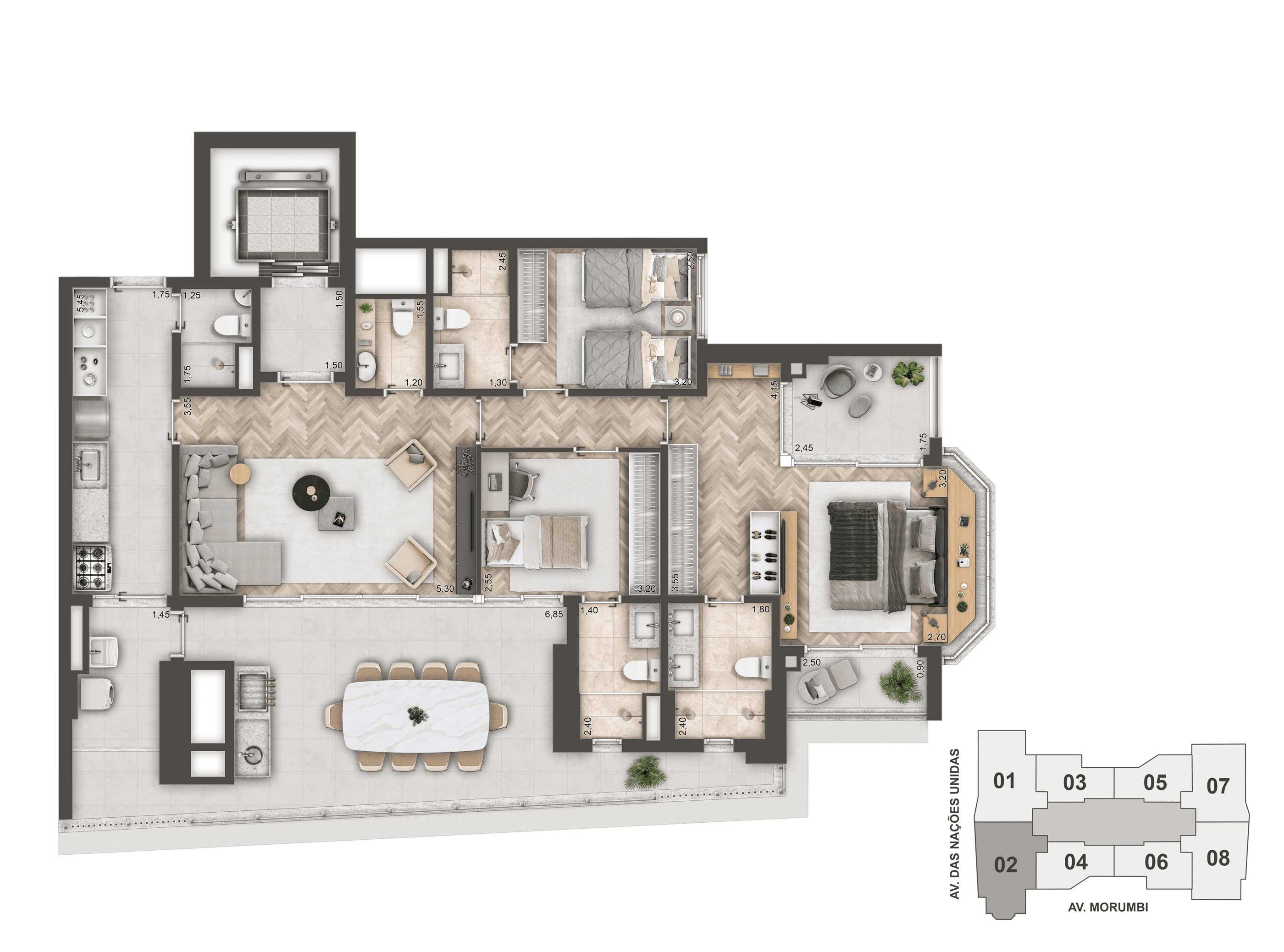 Apartamento à venda com 3 quartos, 144m² - Foto 23