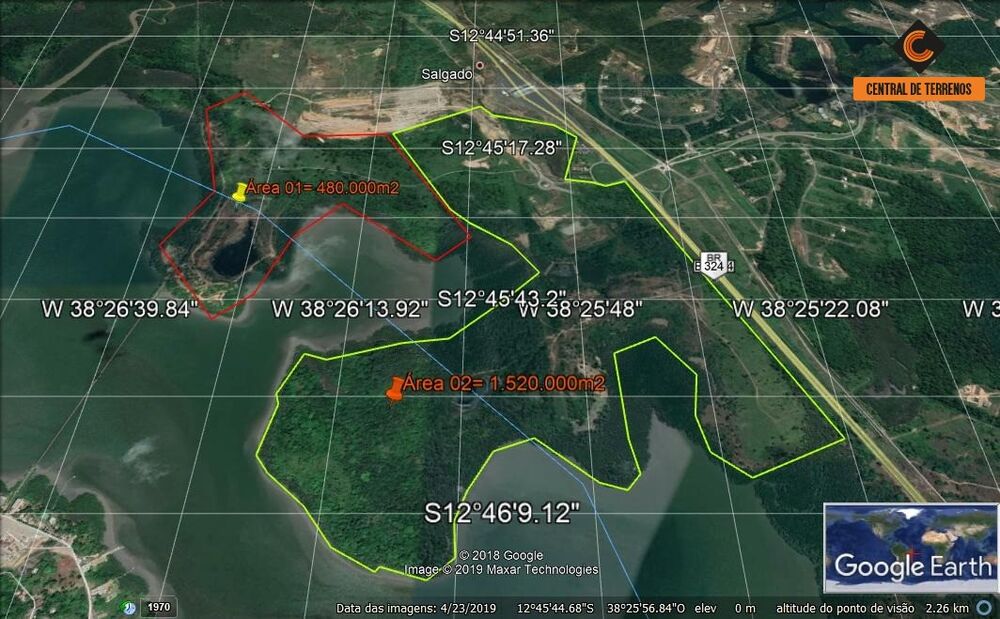 Terreno, 135 hectares - Foto 1