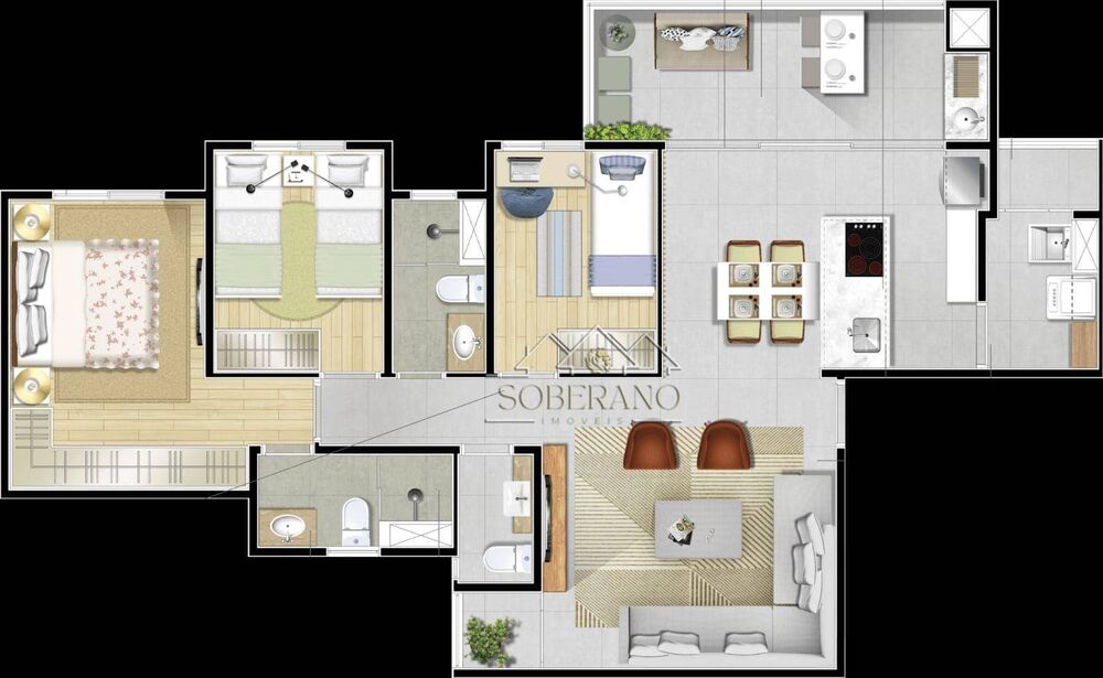 Apartamento, 3 quartos, 92 m² - Foto 13