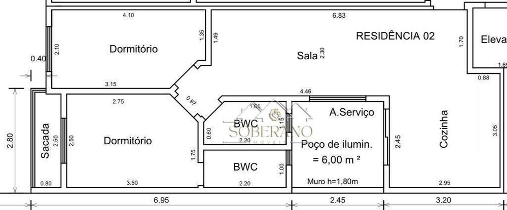 Apartamento, 2 quartos, 54 m² - Foto 2