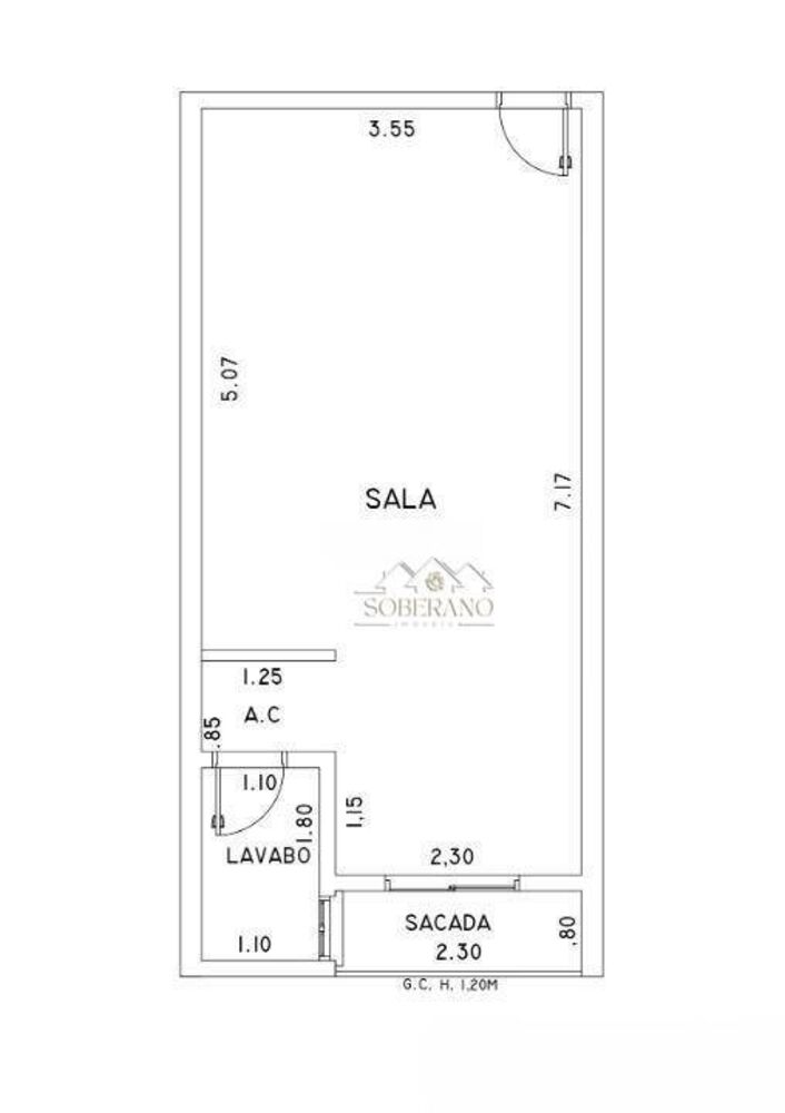 Sala-Conjunto, 32 m² - Foto 5