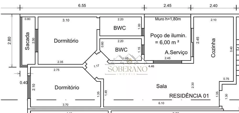 Apartamento à venda com 2 quartos, 49m² - Foto 1