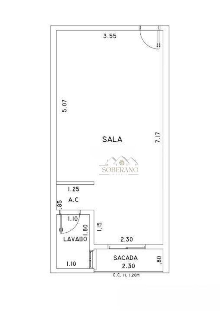 Sala-Conjunto, 32 m² - Foto 5