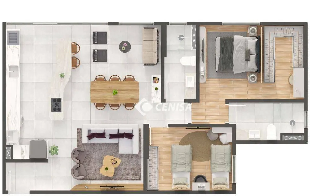 Apartamento, 3 quartos, 85 m² - Foto 3