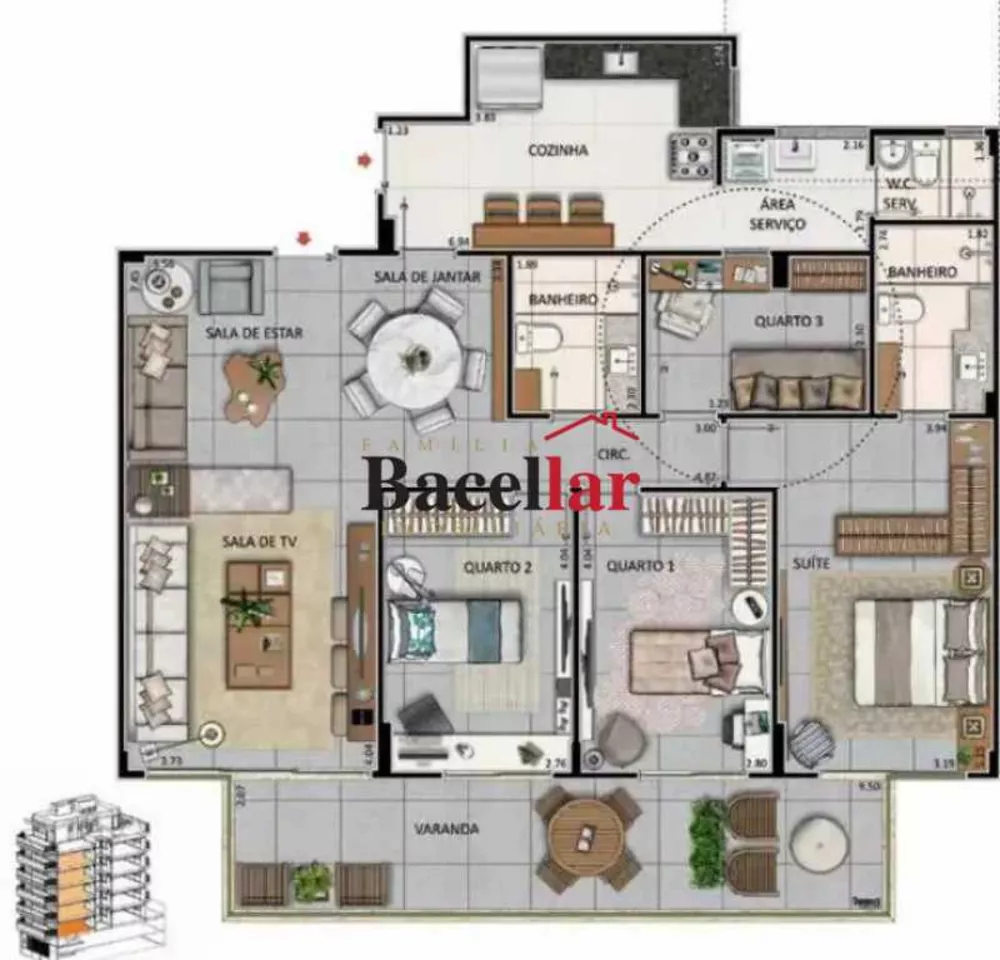 Apartamento, 4 quartos, 133 m² - Foto 23