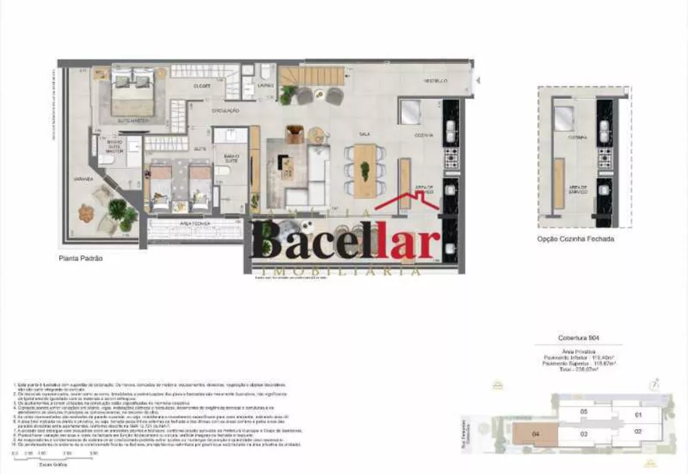 Cobertura, 3 quartos, 239 m² - Foto 18