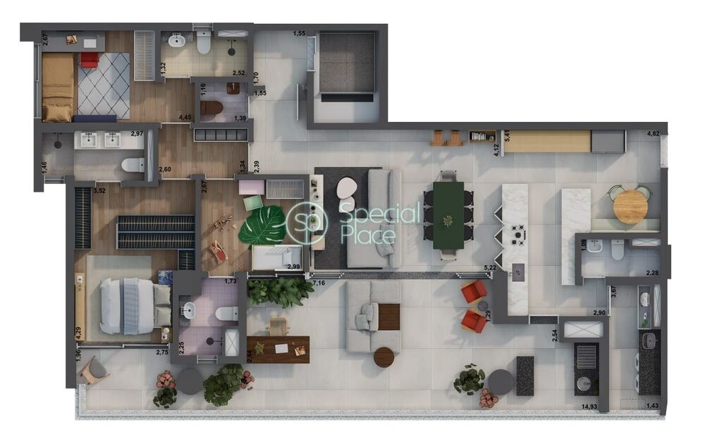Apartamento, 3 quartos, 178 m² - Foto 19