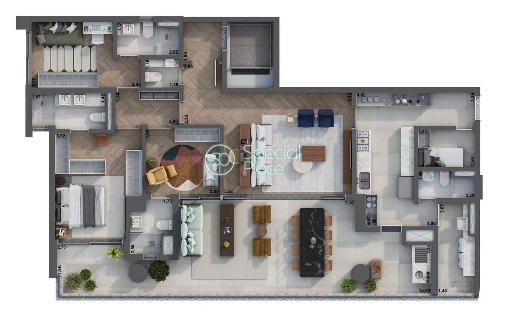 Apartamento, 3 quartos, 178 m² - Foto 16