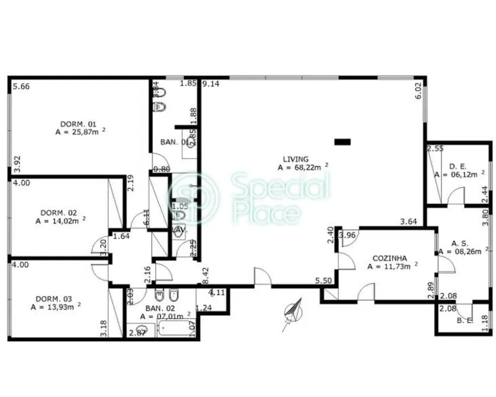Apartamento, 3 quartos, 200 m² - Foto 6