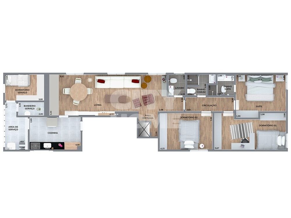 Apartamento, 3 quartos, 135 m² - Foto 14