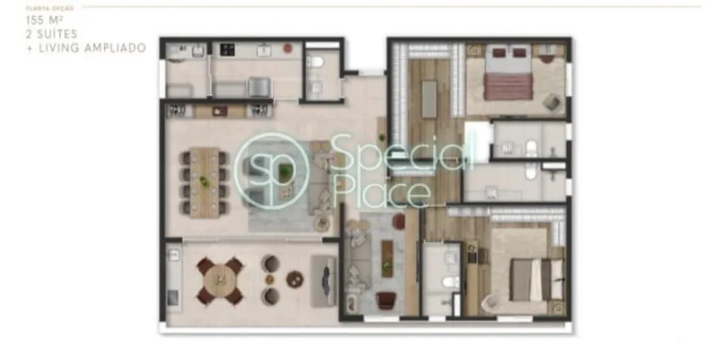 Apartamento, 3 quartos, 244 m² - Foto 1