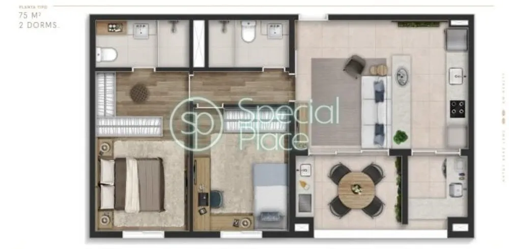 Apartamento, 3 quartos, 244 m² - Foto 2